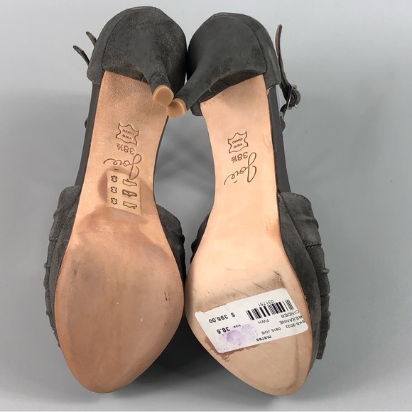 Joie Rexanne Women’s Gray Platform Heels Size 8.5 - Picture 7 of 12